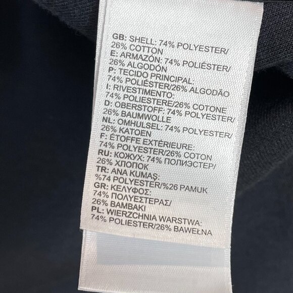 The North Face Womens S/M Black Oversized Long Dolman Sleeve Turtleneck Top - Picture 5 of 15